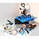 Prasa transferowa Heat Press 8w1 38x38cm MAX BIG COMBO do koszulek, hot mug, do czapek, do talerzy