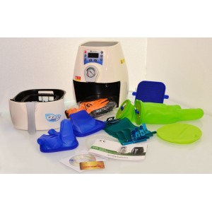 Mini prasa 3D próżniowa do sublimacji z przystawkami 360°