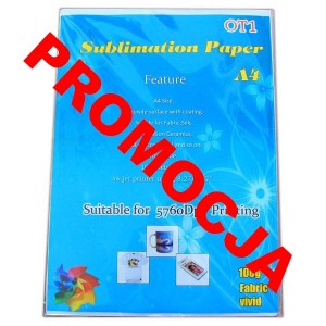 Papier A4 do sublimacji 5760dpi 