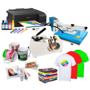 Zestawy do nadruków na płaskich oraz ceramice typu kubki z drukarką